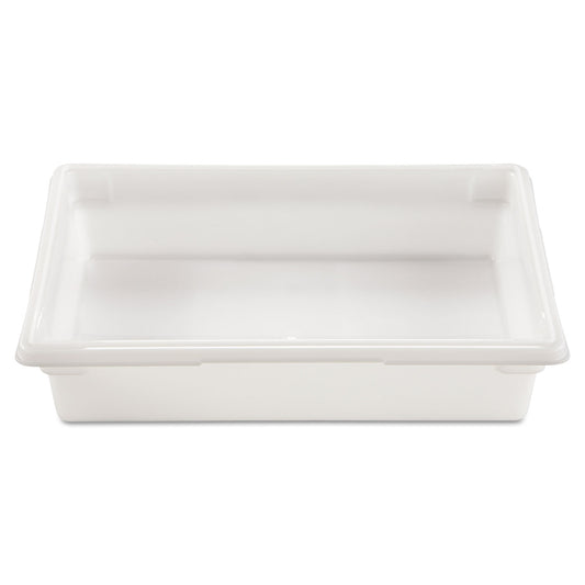 Rubbermaid Commercial Food/Tote Boxes, 8.5 gal, 26 x 18 x 6, White, Plastic (3508WHI)