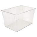 Rubbermaid Commercial Food/Tote Boxes, 21.5 gal, 26 x 18 x 15, Clear, Plastic (3301CLE)