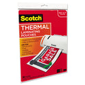 Scotch Laminating Pouches, 3 mil, 9" x 11.5", Gloss Clear, 20/Pack (TP385420)