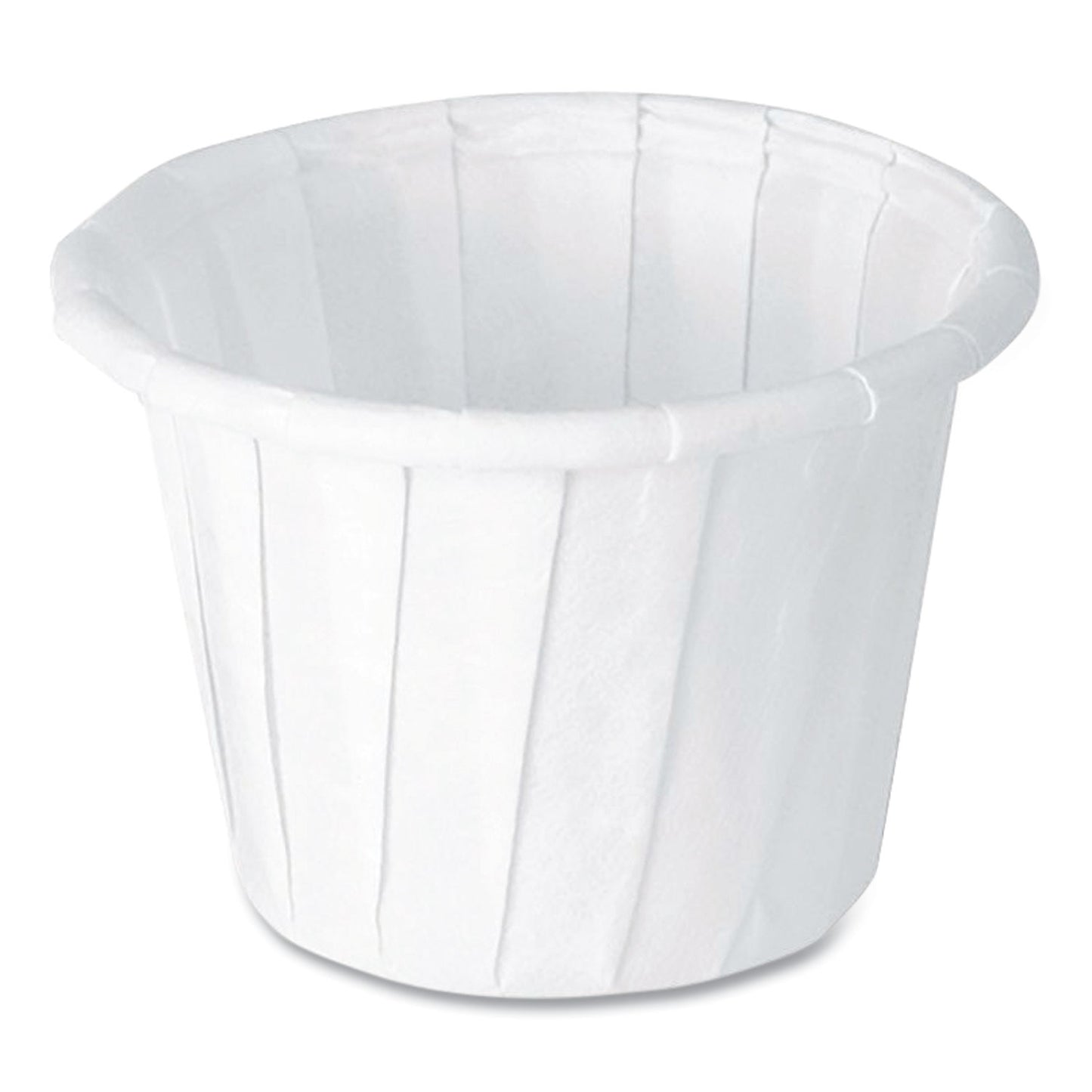 SOLO Paper Portion Cups, ProPlanet Seal, 0.75 oz, White, 250/Bag, 20 Bags/Carton (075)