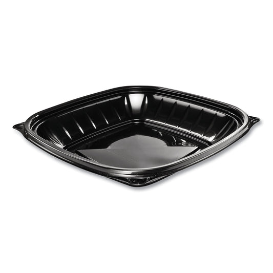 Dart PresentaBowls Pro Black Square Bowls, 24 oz, 8.5 x 8.5 x 1.8, Plastic, 63/Bag, 4 Bags/Carton (B24SB)