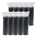SOLO Cappuccino Dome Sipper Lids, Fits 12 oz to 24 oz Cups, Black, 100/Pack, 10 Packs/Carton (16ELBLK)
