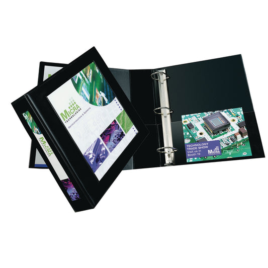 AbilityOne 7510017035693, SKILCRAFT Framed Slant-D Ring View Binder, 3 Rings, 3" Capacity, 11 x 8.5, Black