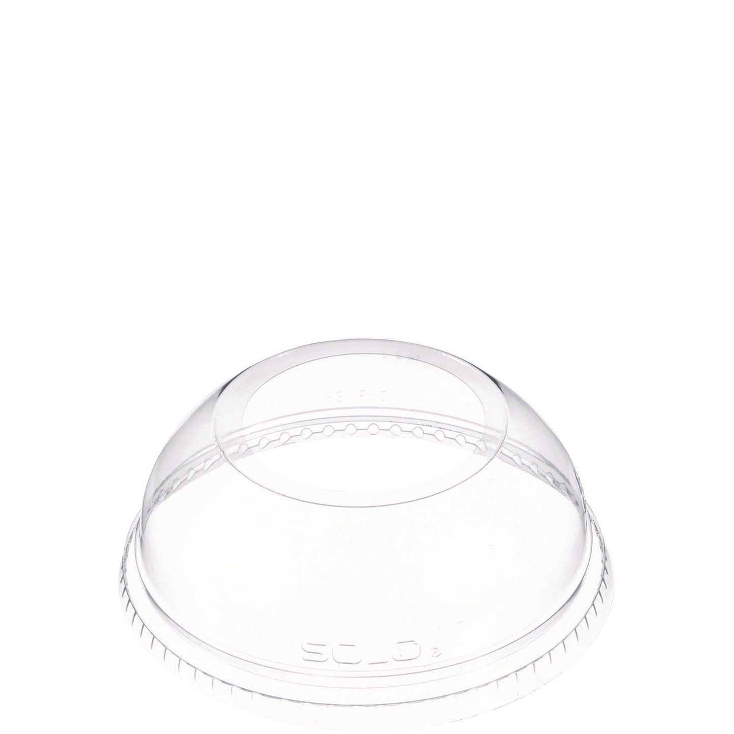 Dart Open-Top Dome Lid, Fits 16 oz to 24 oz Plastic Cups, Clear, 1.9" Dia Hole, 1,000/Carton (DLW626)