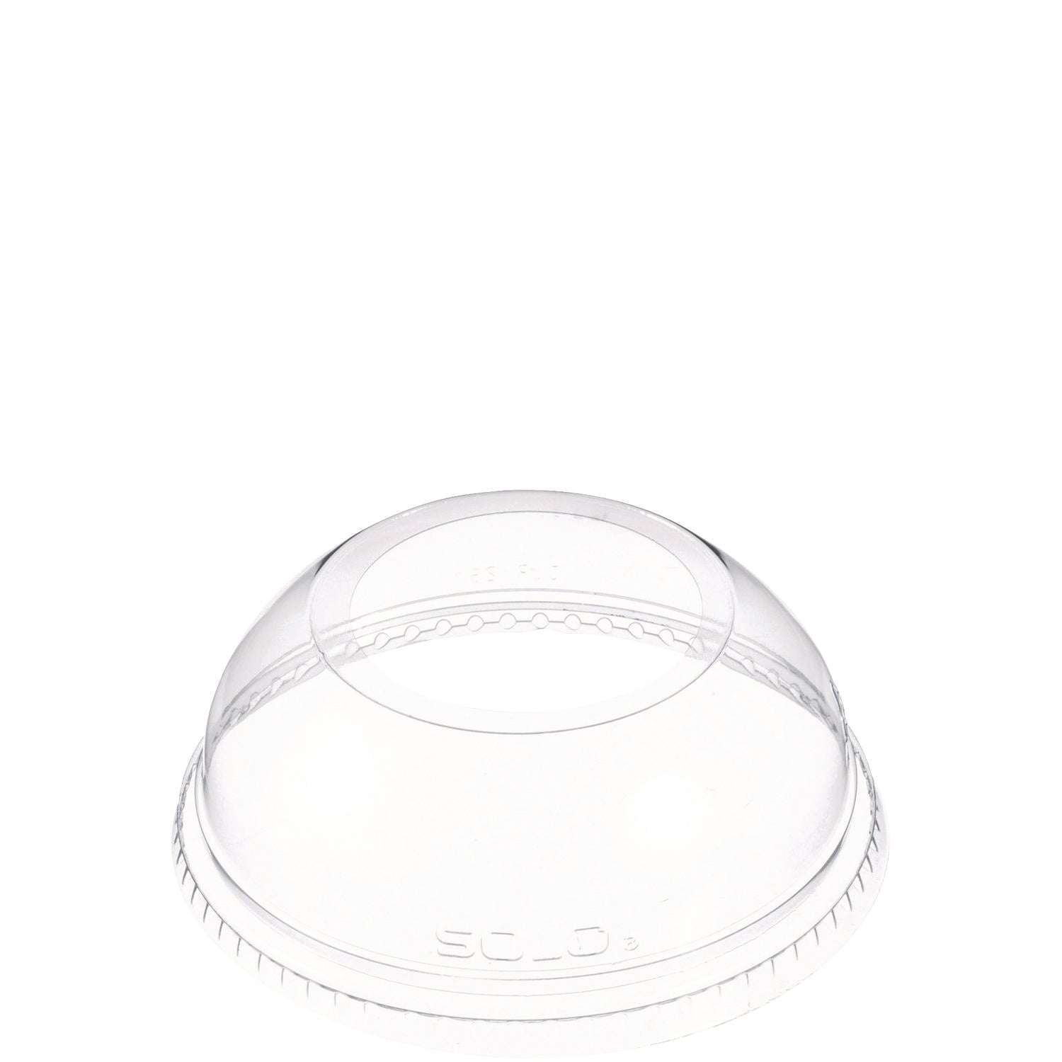 Dart Open-Top Dome Lid, Fits 16 oz to 24 oz Plastic Cups, Clear, 1.9" Dia Hole, 1,000/Carton (DLW626)