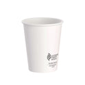 SOLO Thermoguard Insulated Paper Hot Cups, 8 oz, White Sustainable Forest Print, 40/Pack (DWTG8W)