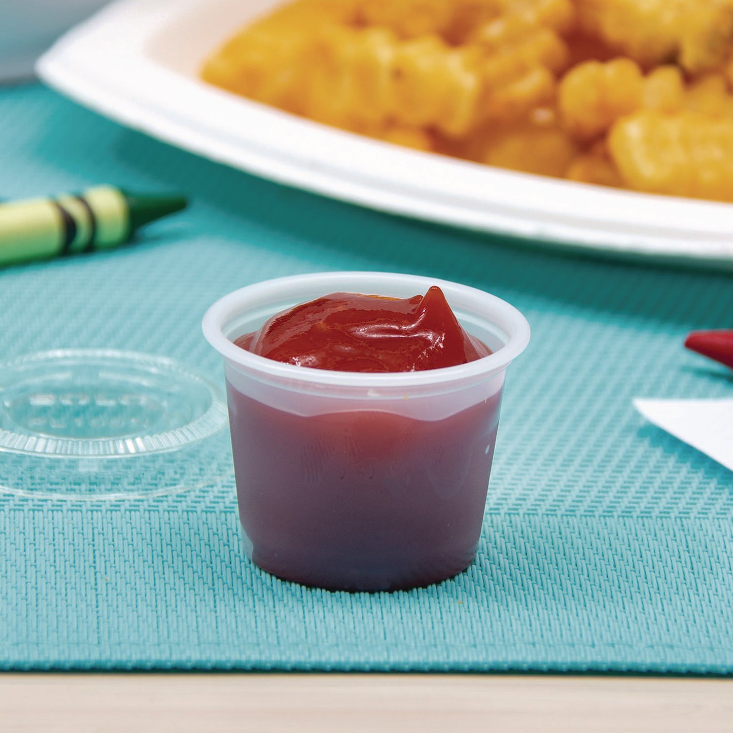 Dart Polystyrene Portion Cups, 1 oz, Translucent, 2,500/Carton (P100N)