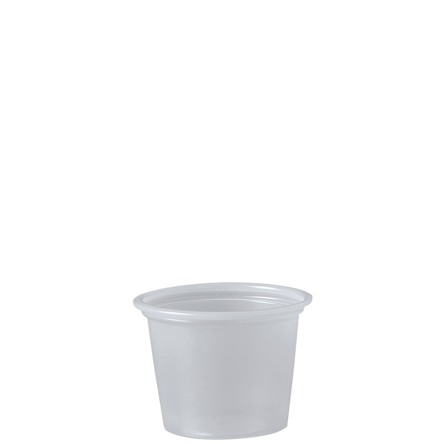 Dart Polystyrene Portion Cups, 1 oz, Translucent, 2,500/Carton (P100N)