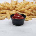 Dart Polystyrene Portion Cups, 2 oz, Black, 250/Bag, 10 Bags/Carton (P200BLK)