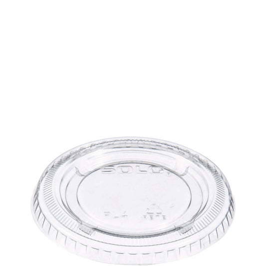 Dart Portion/Souffle Cup Lids, Fits 3.25 oz to 9 oz Cups, Clear, 125/Pack, 20 Packs/Carton (PL4N)