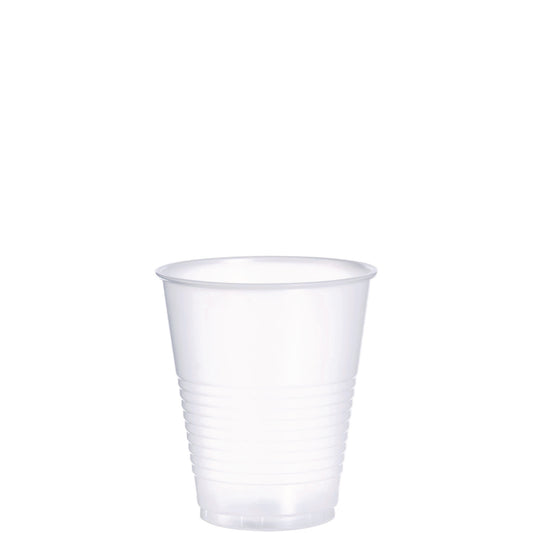 Dart High-Impact Polystyrene Squat Cold Cups, 12 oz, Translucent, 50/Pack (Y12SPK)