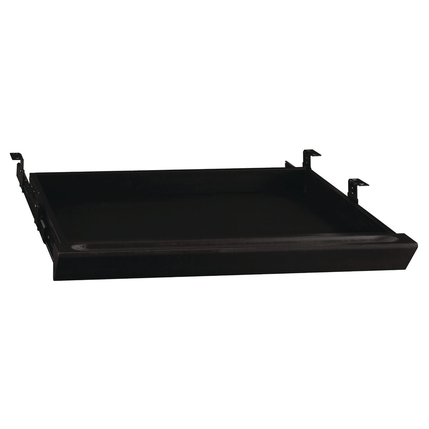 Universal Pencil Drawer Accessory, Metal/wood, 26.38w X 15.88d X 2.75h, Black