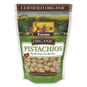 Setton Farms Organic Pistachios, Dry Roasted with Sea Salt, 7 oz Bag, 12/Carton (5182)