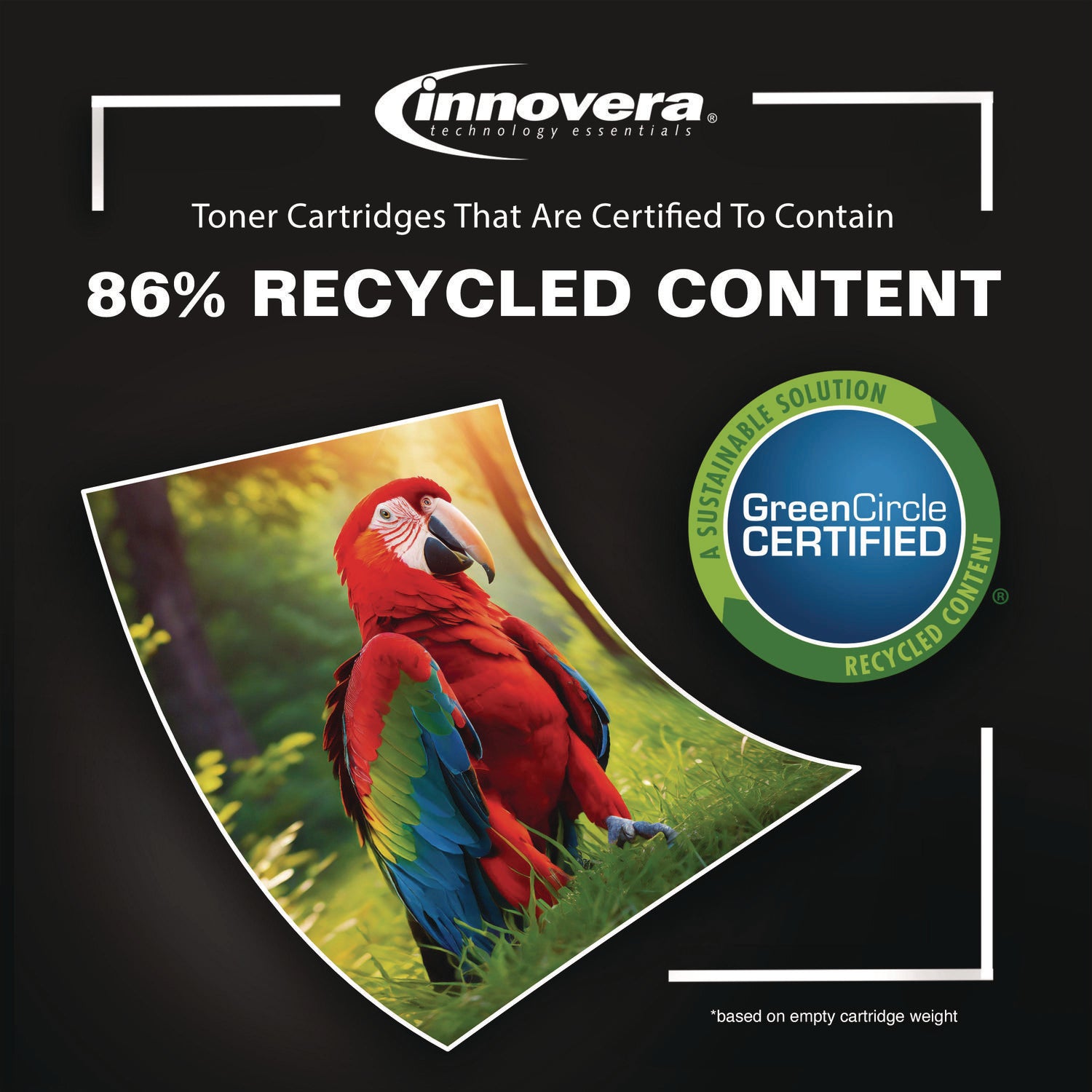 Innovera Remanufactured W2310A Black Toner, Replacement for 215A (W2310A), 1,050 Page-Yield