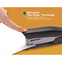 Bostitch InPower One-Finger Eco-Friendly Desktop Stapler, 25-Sheet Capacity, Black/Gray (1100)