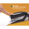 Bostitch InJoy One-Finger 3-in-1 Eco-Friendly Compact Stapler, 20-Sheet Capacity, Black (1510)