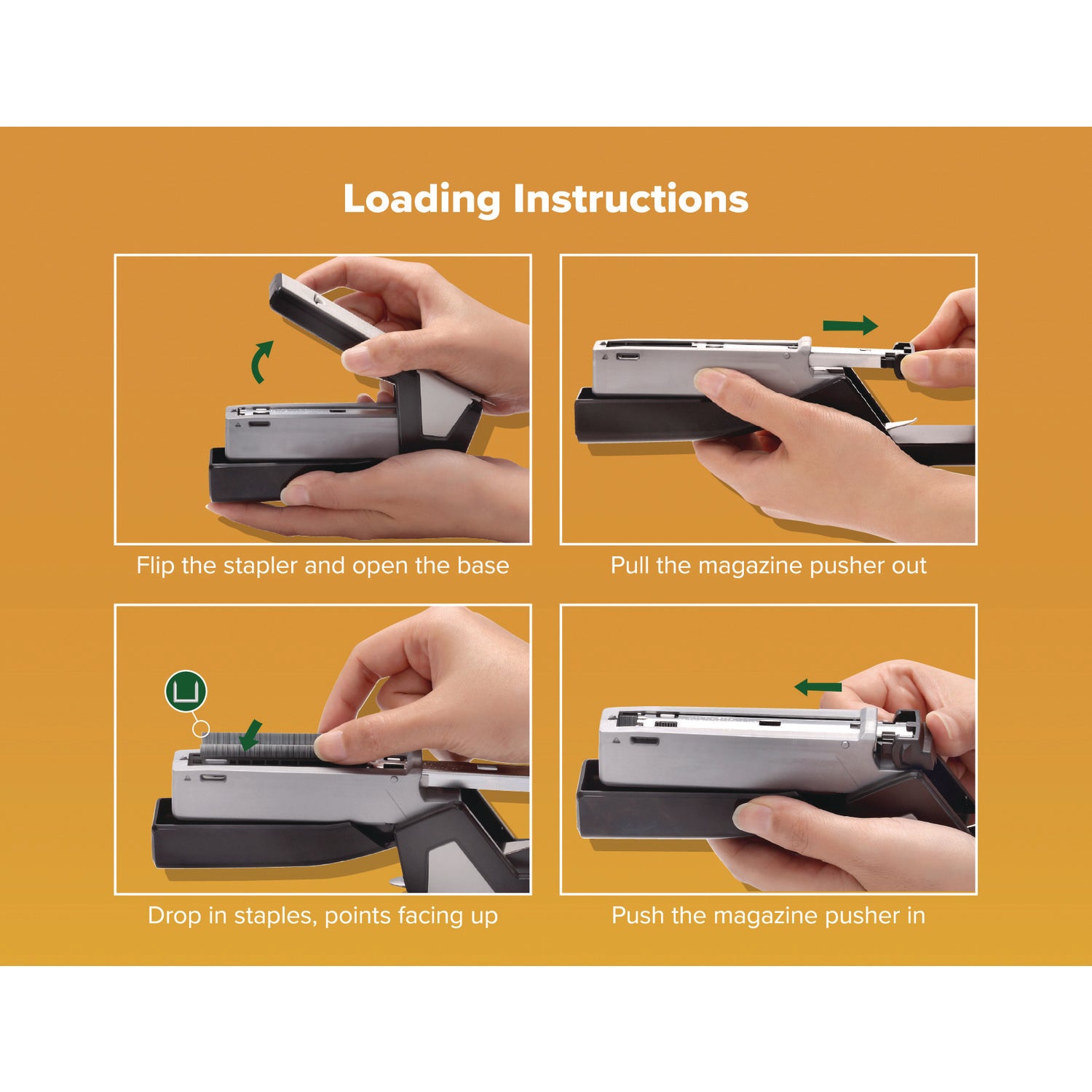 Bostitch InJoy One-Finger 3-in-1 Eco-Friendly Compact Stapler, 20-Sheet Capacity, Black (1510)