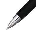 uni-ball Signo 207 Gel Pen, Retractable, Fine 0.5 mm, Black Ink, Smoke/Black Barrel, 4/Pack (61270)