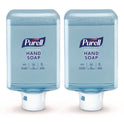 PURELL Antimicrobial Foaming Hand Soap Refill, For ES10 Dispensers, Fragrance-Free, 1,200 mL, 2/Carton (838302CT)