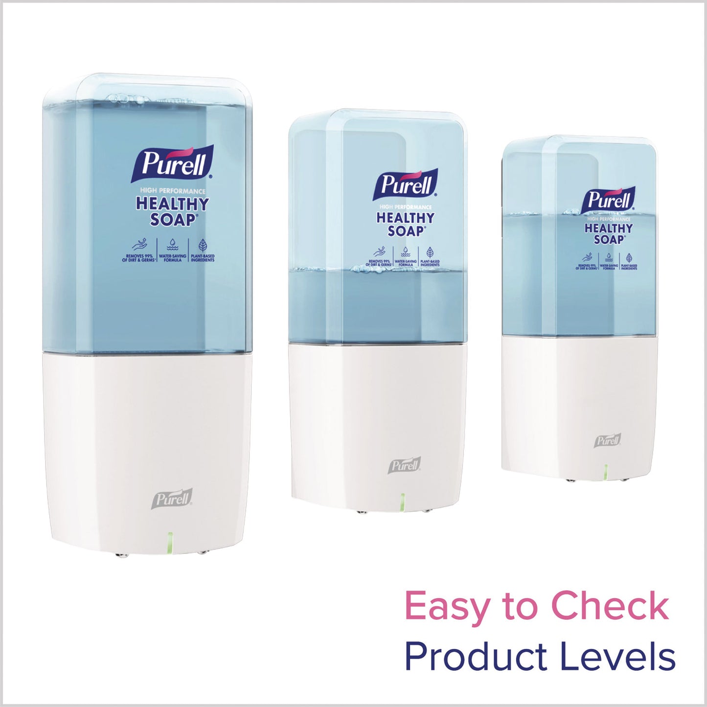 PURELL ES10 Automatic Hand Soap Dispenser, 1,200 mL, 4.33 x 3.96 x 10.31, White (8330E1)