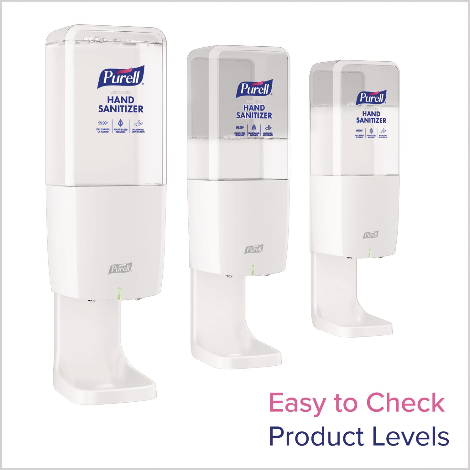 PURELL ES10 Automatic Hand Sanitizer Dispenser, 4.33 x 3.96 x 10.31, White (8320E1)