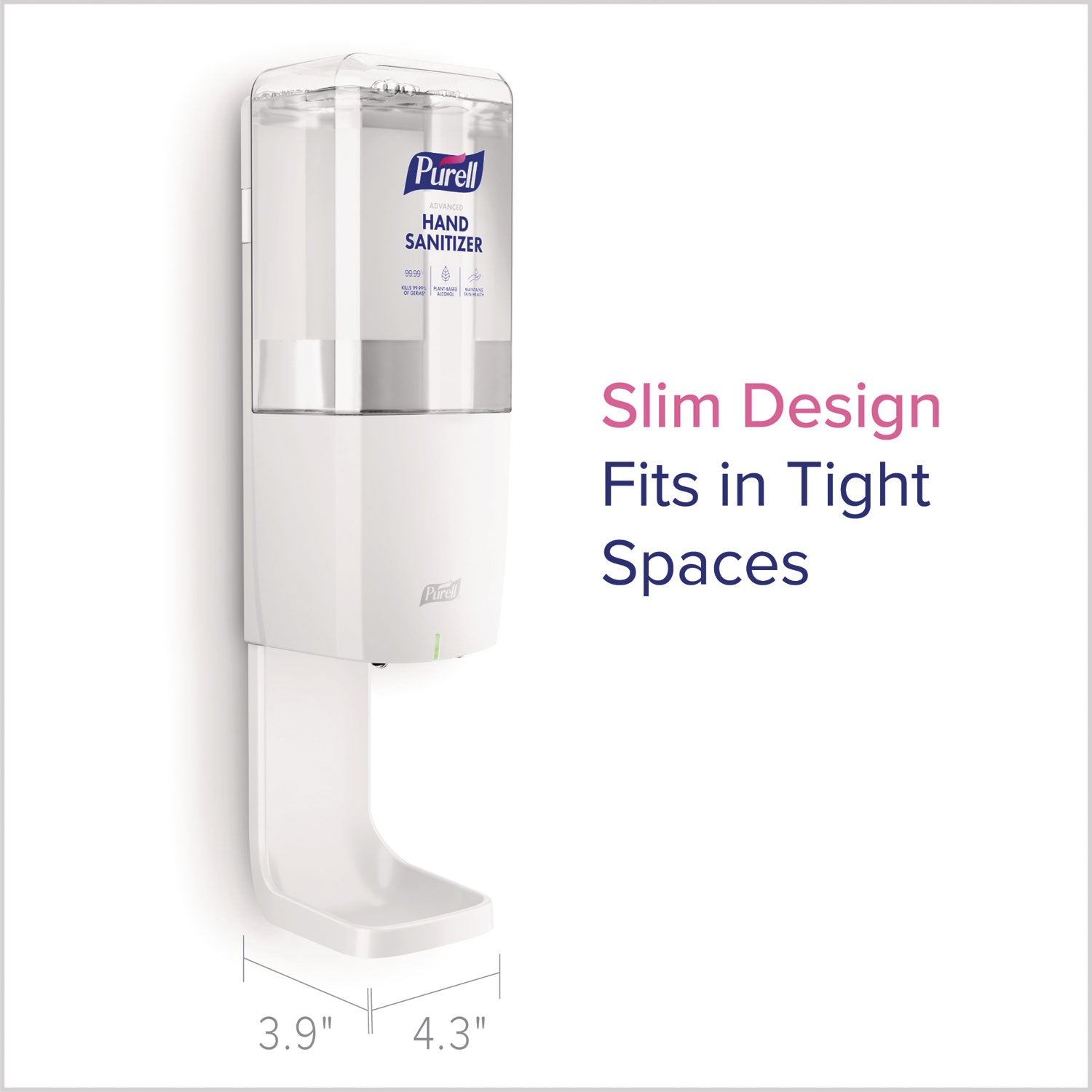 PURELL ES10 Automatic Hand Sanitizer Dispenser, 4.33 x 3.96 x 10.31, White (8320E1)