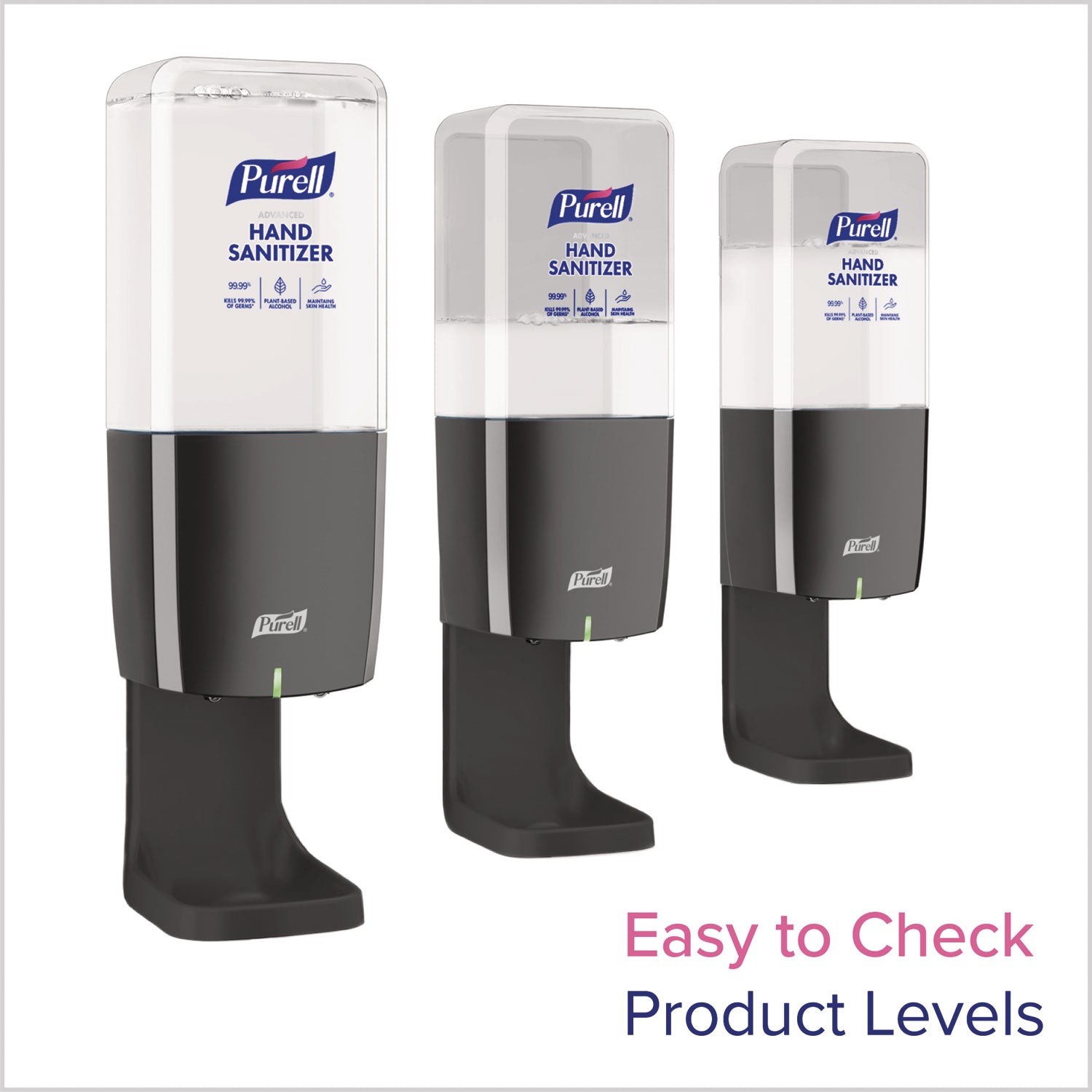 PURELL ES10 Automatic Hand Sanitizer Dispenser, 4.33 x 3.96 x 10.31, Graphite (8324E1)