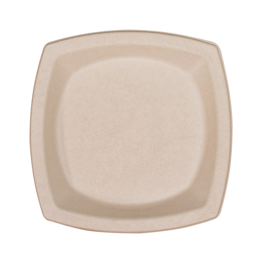 Dart Compostable Fiber Dinnerware, ProPlanet Seal, Plate, 8.25 x 8.25, Tan, 125/Pack (8PSC1PFPK)