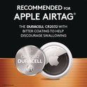 Duracell Lithium Coin Batteries With Bitterant, 2032, 6/Pack (DL2032B6PK)