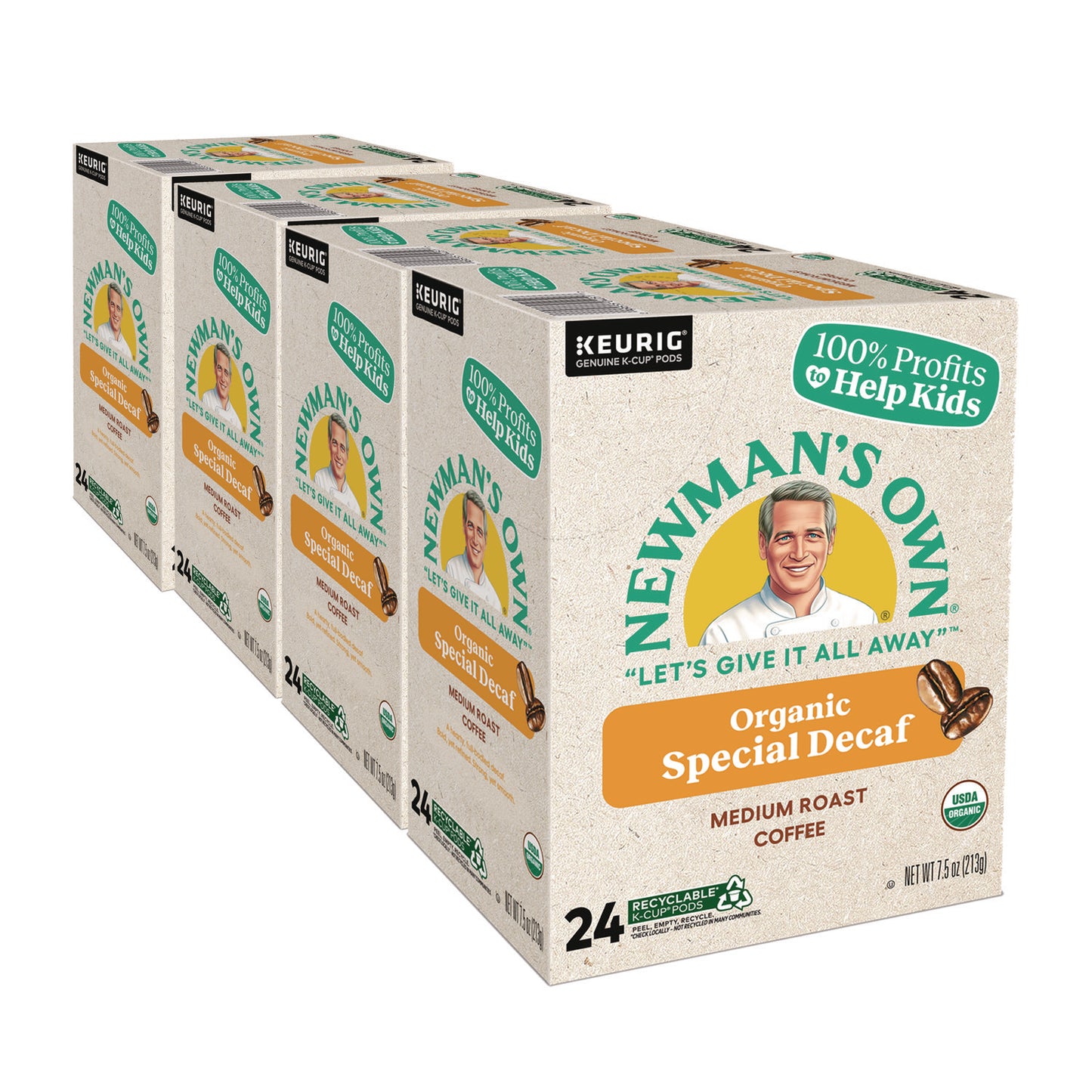 Newman's Own Organics Special Decaf K-Cups, 96/Carton (4051CT)