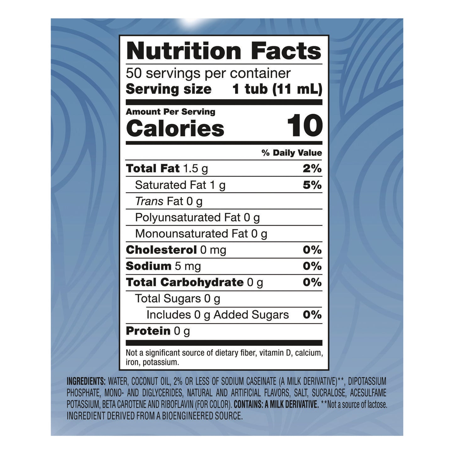 Coffee-mate Liquid Coffee Creamer, Zero Sugar French Vanilla, 0.38 oz Mini Cups, 50/Box, 4 Boxes/Carton, 200 Total/Carton (91757CT)