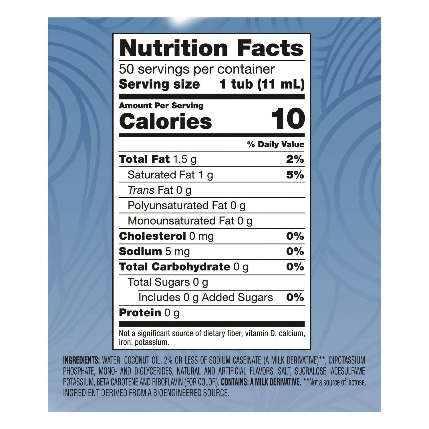 Coffee-mate Liquid Coffee Creamer, Zero Sugar French Vanilla, 0.38 oz Mini Cups, 50/Box, 4 Boxes/Carton, 200 Total/Carton (91757CT)