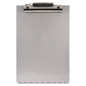 Saunders Redi-Rite Aluminum Storage Clipboard, 1" Clip Capacity, Holds 8.5 x 11 Sheets, Silver (11017)