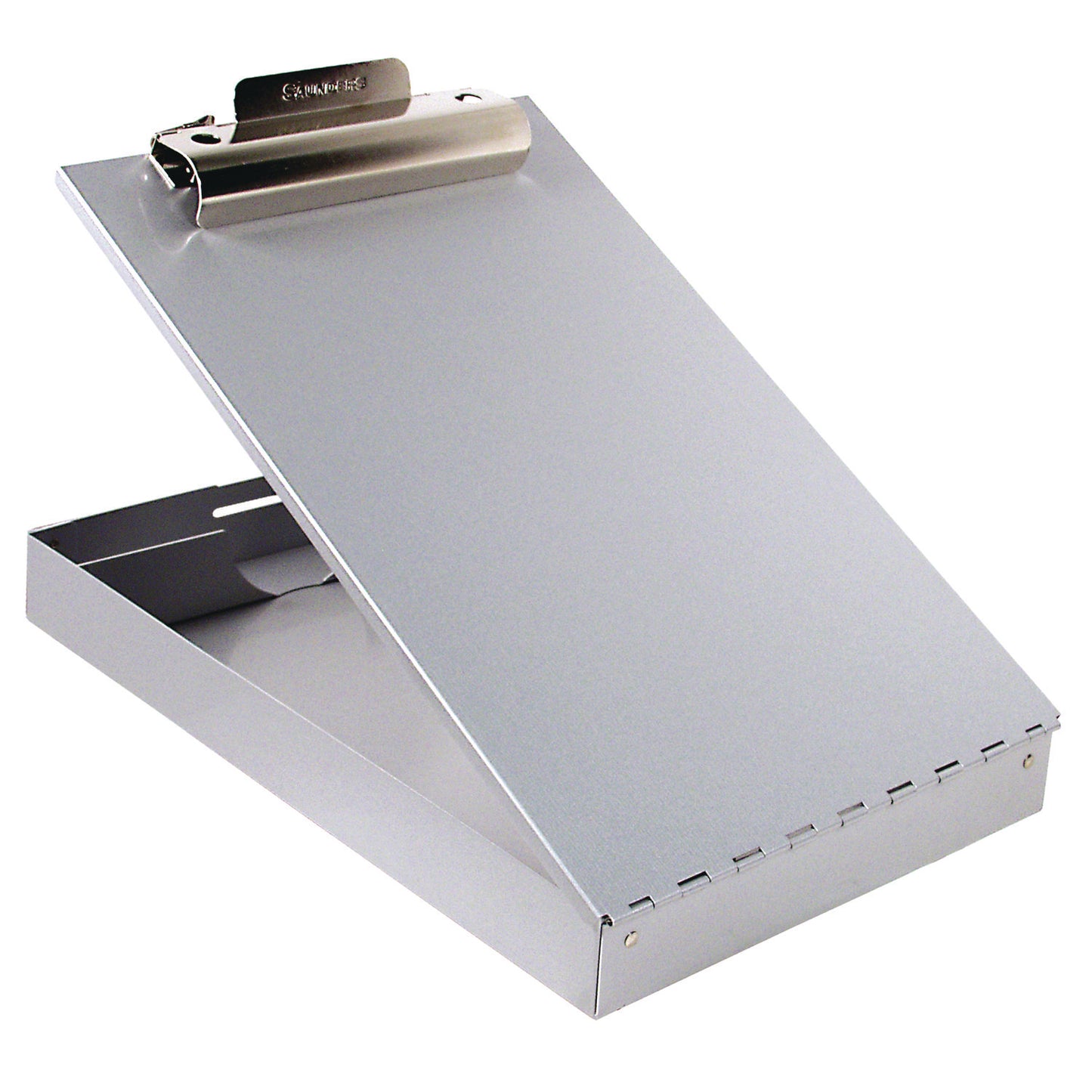 Saunders Redi-Rite Aluminum Storage Clipboard, 1" Clip Capacity, Holds 8.5 x 11 Sheets, Silver (11017)