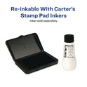 s Pre-Inked Felt Stamp Pad, 6.25" x 3.25", Black (21082)