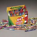 Crayola Classic Color Crayons in Flip-Top Pack with Sharpener, 64 Colors/Pack (52064D)