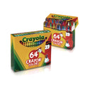 Crayola Classic Color Crayons in Flip-Top Pack with Sharpener, 64 Colors/Pack (52064D)