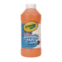 Crayola Washable Paint, Orange, 16 oz Bottle (542016036)