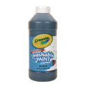 Crayola Washable Paint, Black, 16 oz Bottle (542016051)