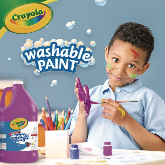 Crayola Washable Paint, Violet, 1 gal Bottle (542128040)