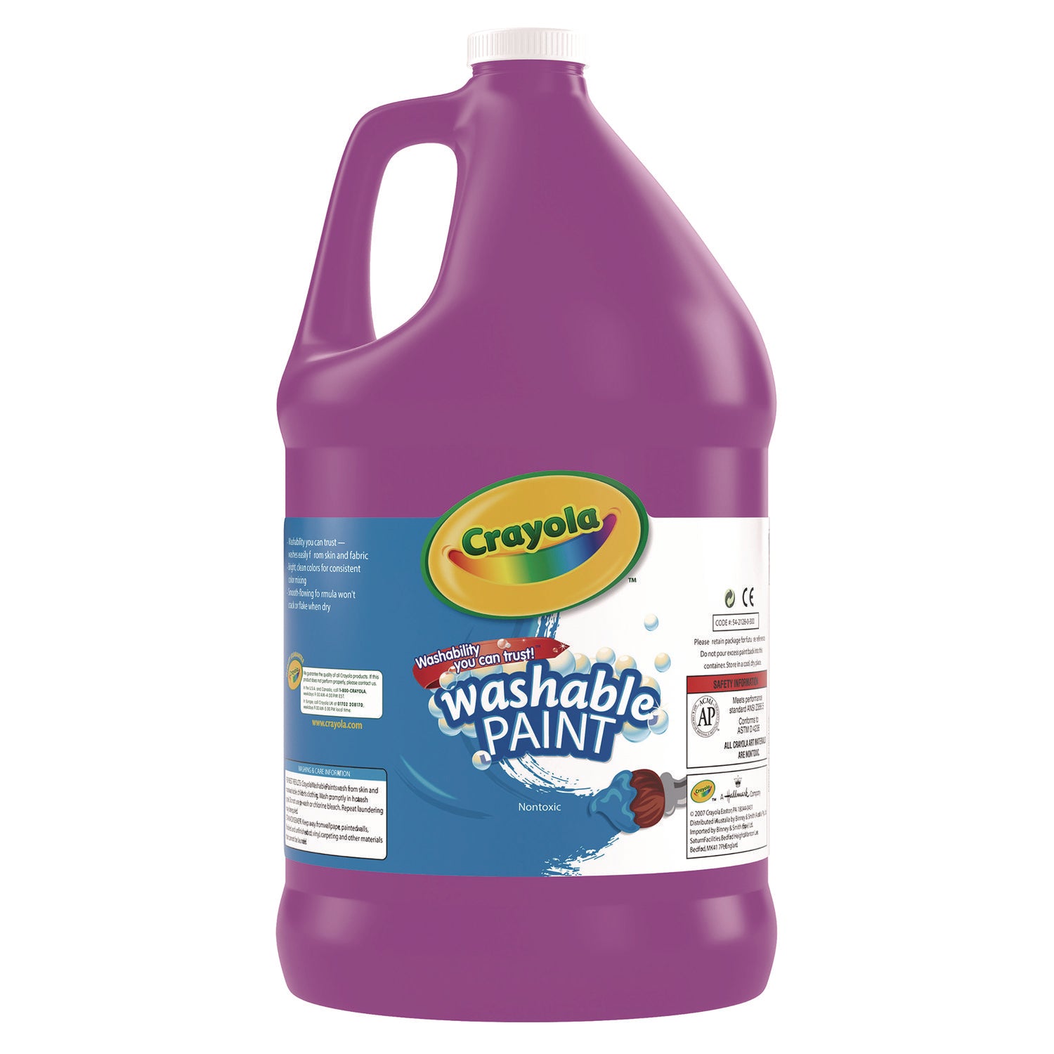 Crayola Washable Paint, Violet, 1 gal Bottle (542128040)