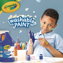 Crayola Artista II Washable Tempera Paint, Blue, 16 oz Bottle (543115042)