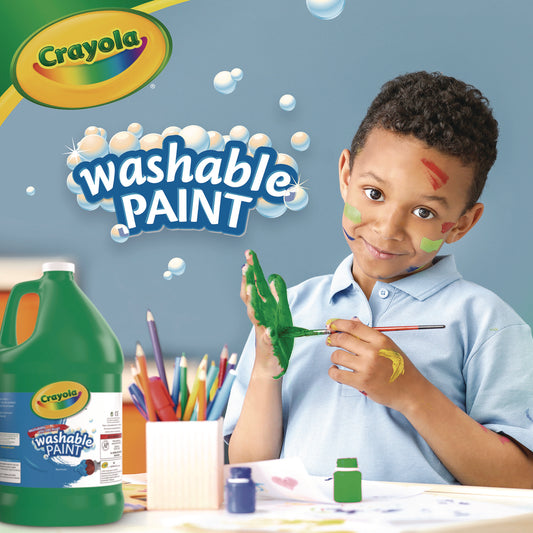 Crayola Artista II Washable Tempera Paint, Green, 16 oz Bottle (543115044)