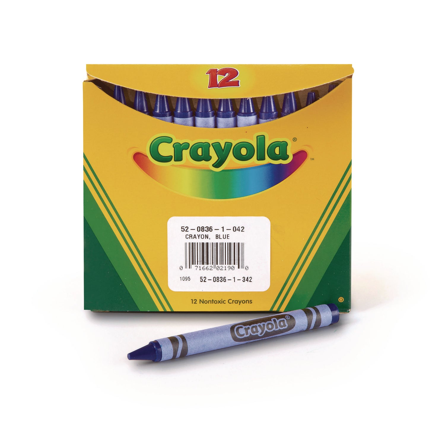 Crayola Bulk Crayons, Blue, 12/Box (520836042)