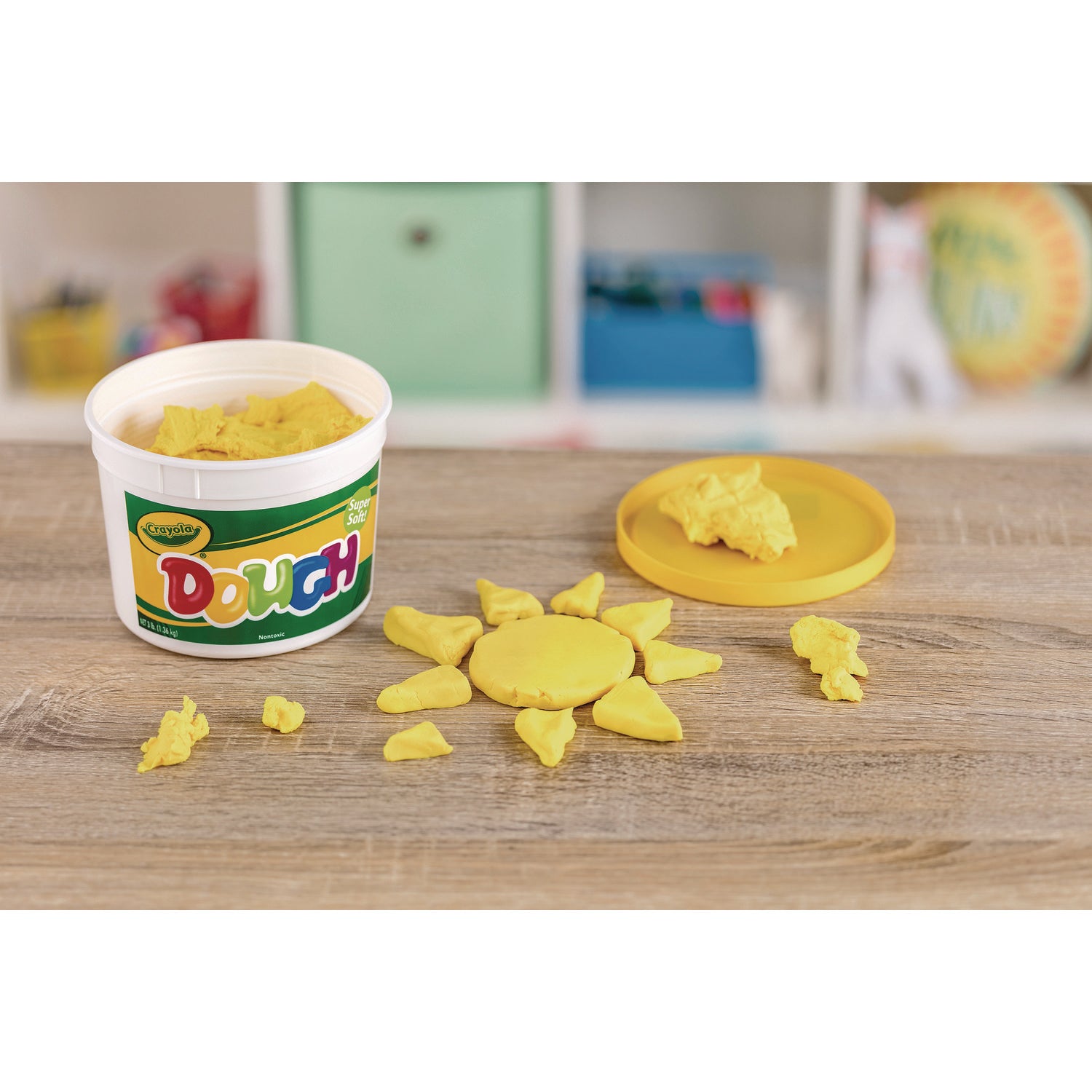 Crayola Modeling Dough Bucket, 3 lbs, Yellow (570015034)