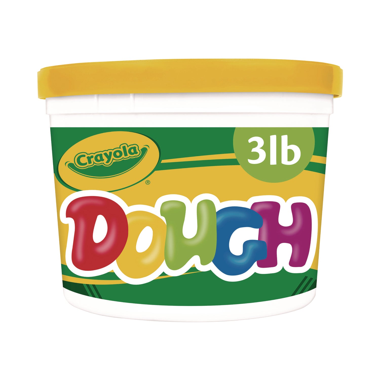 Crayola Modeling Dough Bucket, 3 lbs, Yellow (570015034)