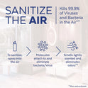 LYSOL Air Sanitizer Spray, Light Breeze Scent, 10 oz Aerosol Can, 6/Carton (99394CT)