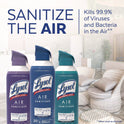 LYSOL Air Sanitizer Spray, Light Breeze Scent, 10 oz Aerosol Can, 6/Carton (99394CT)