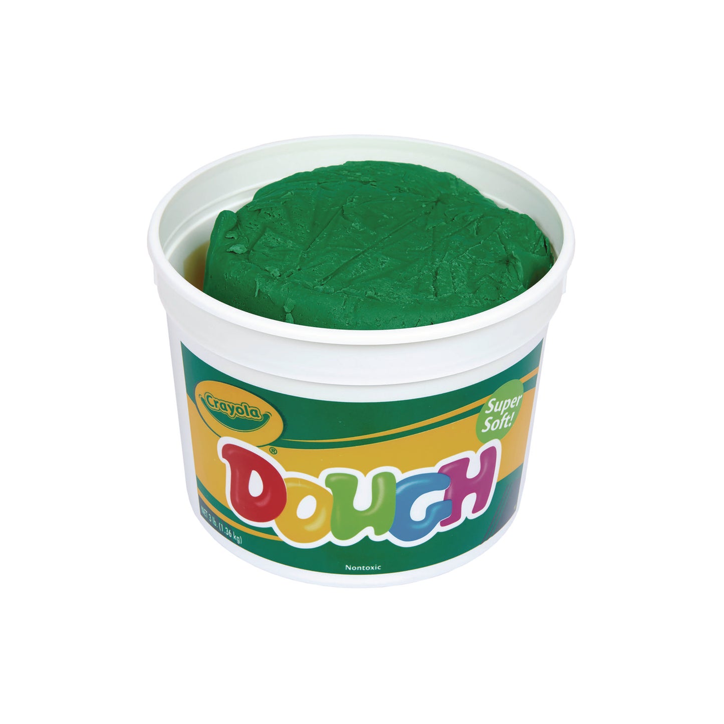 Crayola Modeling Dough Bucket, 3 lbs, Green (570015044)