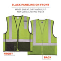 ergodyne GloWear 8210Z Hi-Vis Class 2 Mesh Vest, Large to X-Large, Lime (23015)